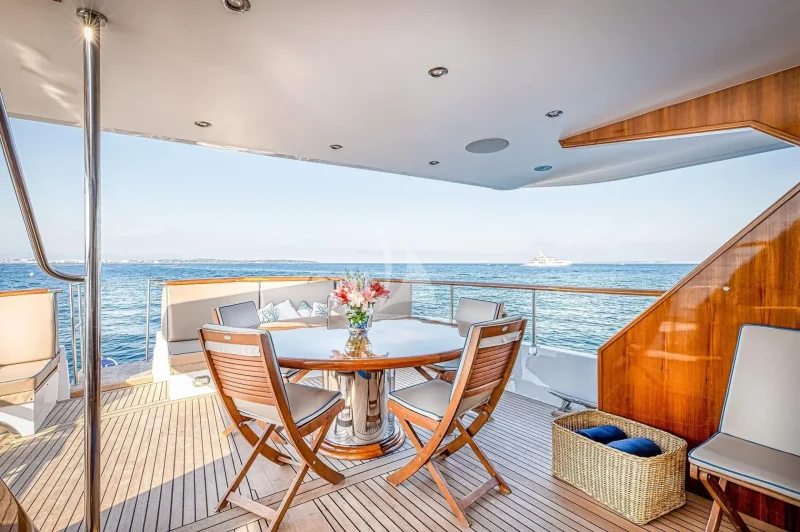 Chantella's beautiful exterior dining spaces
