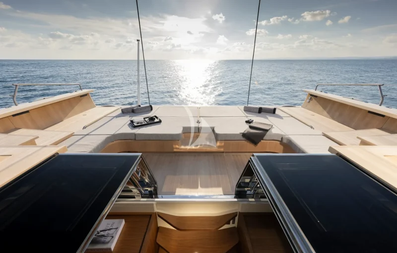 Main deck aft owner's private terrace 