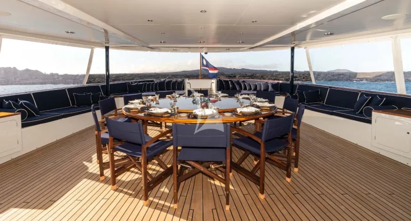 Aft Deck Dining Area