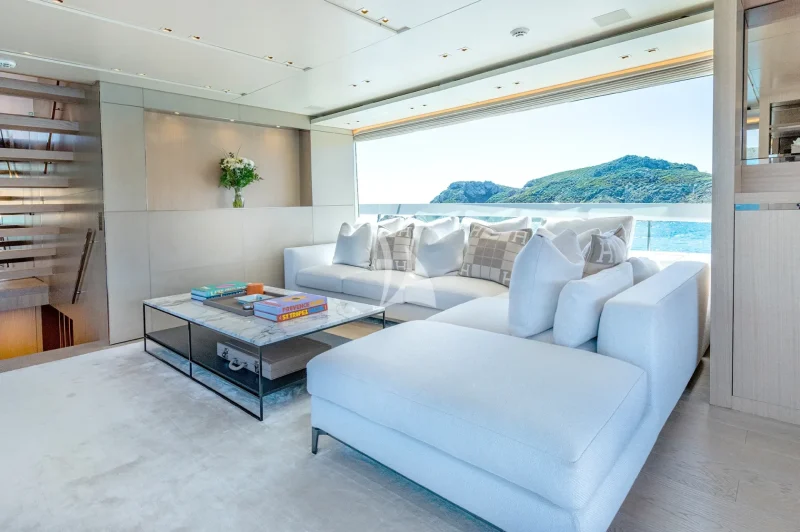 Main salon seating area