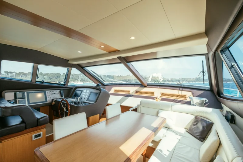 Wheelhouse & Dining area