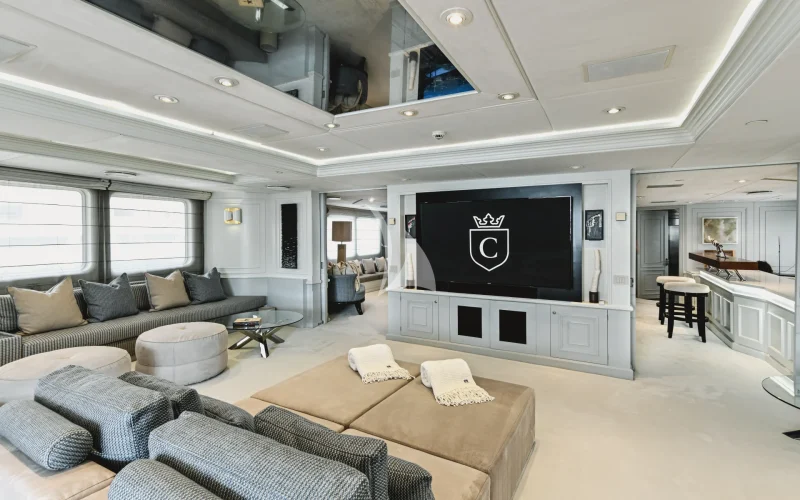 A deck - main salon and lounge area