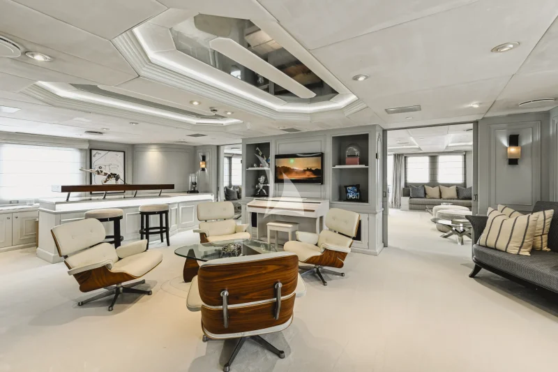 A deck - main salon and lounge area