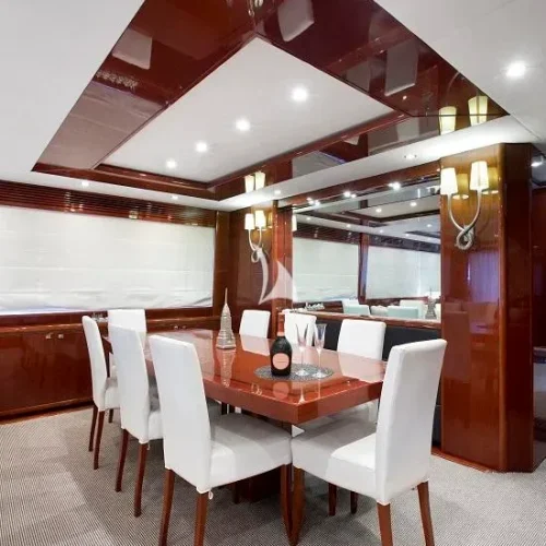 Indoor dining area