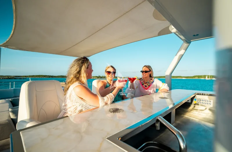 Cocktails at the Upper Deck Bar