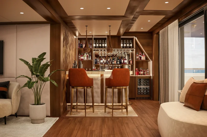 Upper/Owner's deck bar 