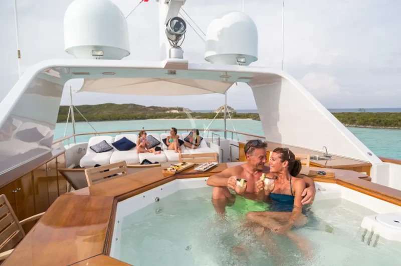 Lady J Jacuzzi on the Sun Deck