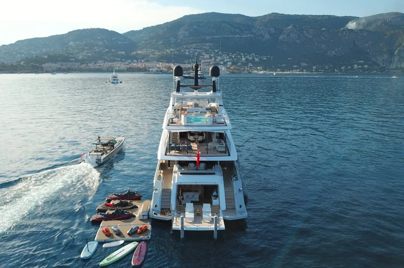 Aerial Stern View