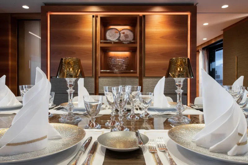 Main deck dining area