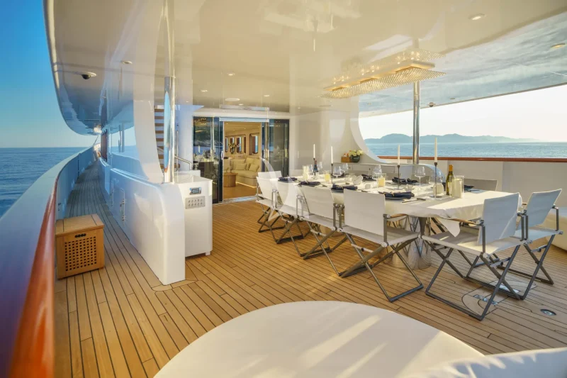 Aft deck