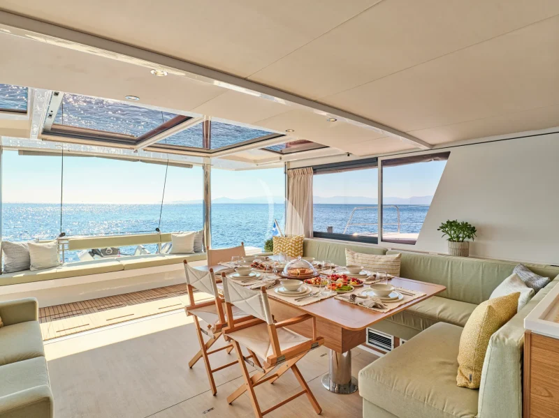 Formal Dining Area - Aft Deck 