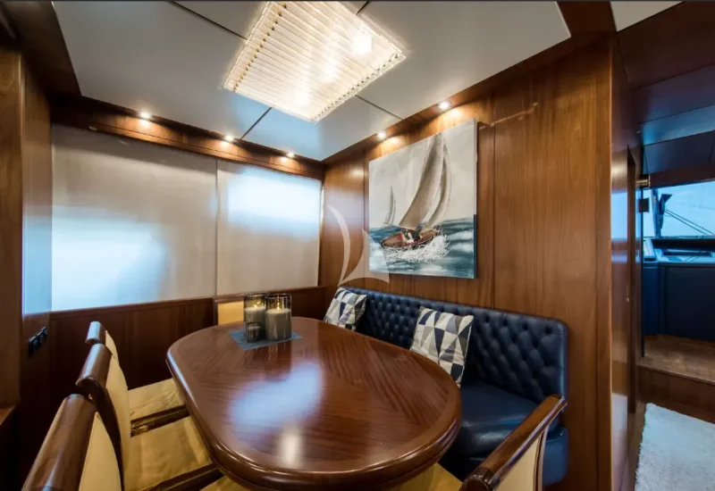 Indoor dining area