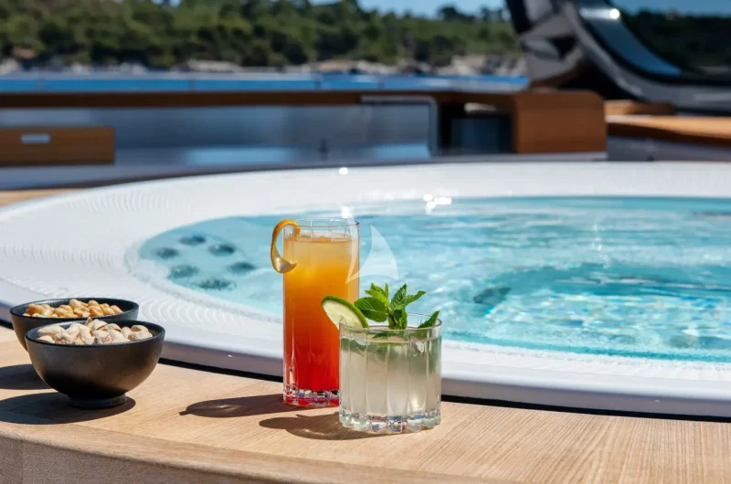 NORTHERN ESCAPE | Cocktails At The Sun Deck Jacuzzi