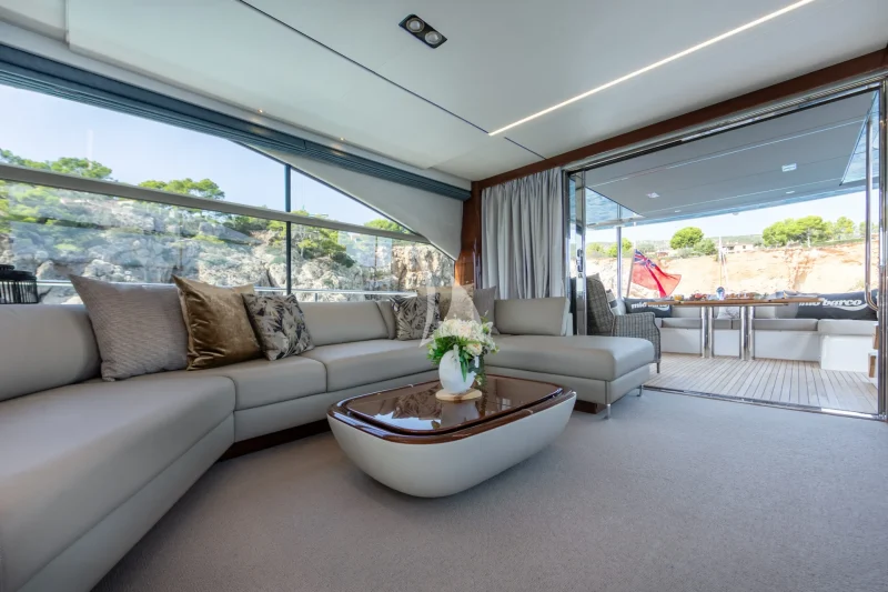 Main Salon Looking Aft 