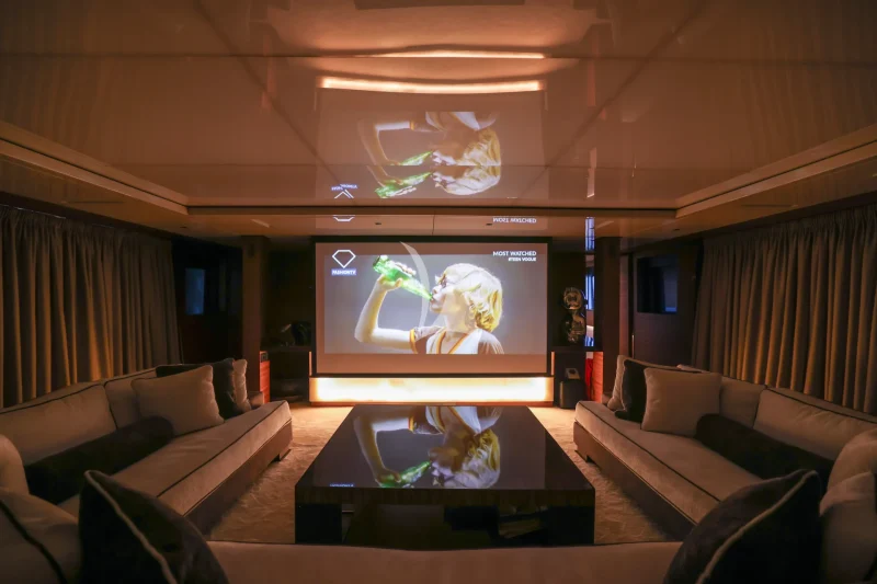 Main Deck - Salon/Cinema room