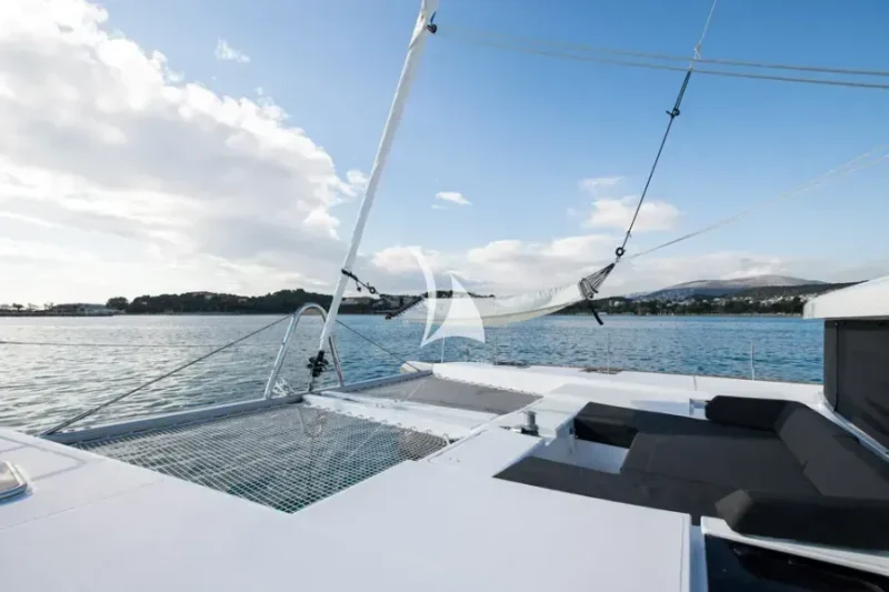 Sun deck area with hammock
