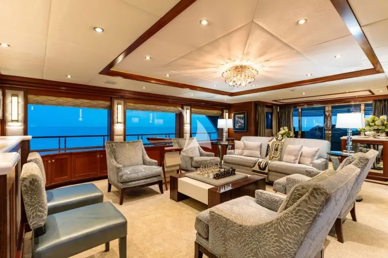 Ocean Club Main Salon facing aft