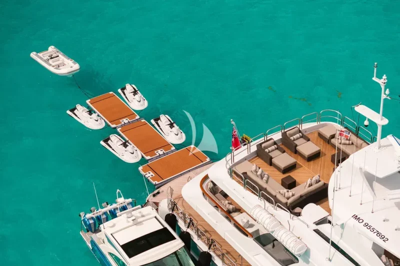 Ocean Club inflatable docks for watersports