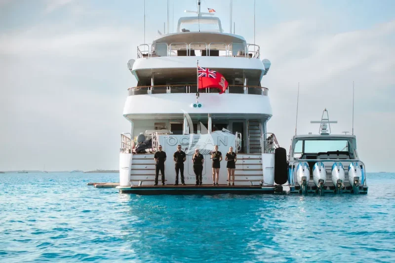 Ocean Club - First Impressions when arriving by tender