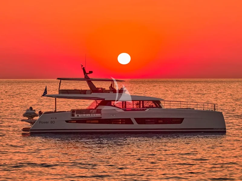 Sunset on board