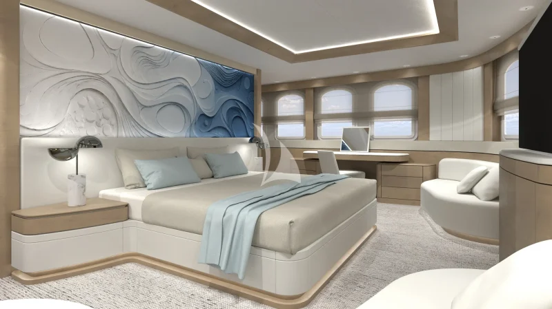 Rendering – Master cabin refit scheduled for winter 2026/2027