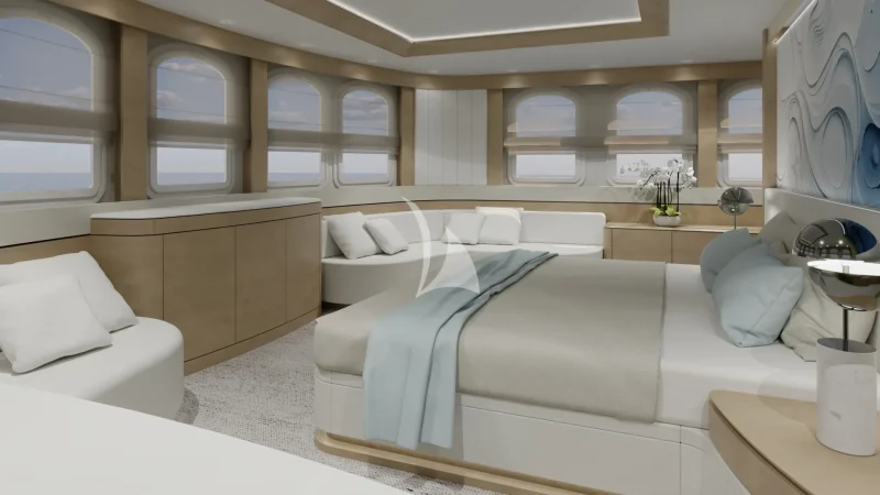 Rendering – Master cabin refit scheduled for winter 2026/2027