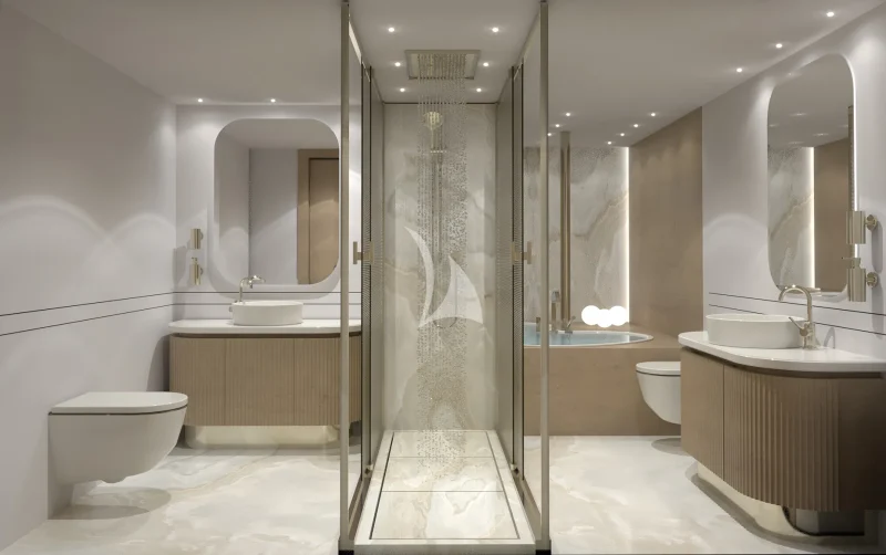 Rendering – Master en suite refit scheduled for winter 2026/2027