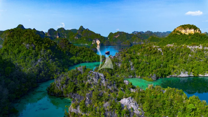 Experience the untouched beauty and serenity of Misool on board Sequoia
