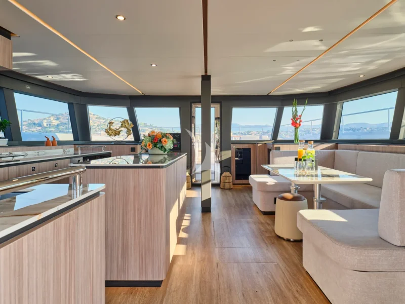 SALOON AND GALLEY  AREA