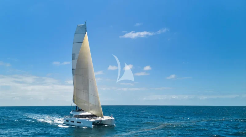AMAREA UNDER SAIL WITH CODE ZERO SAIL