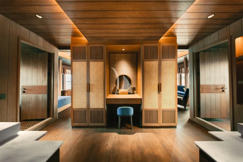 Master cabin wardrobe
