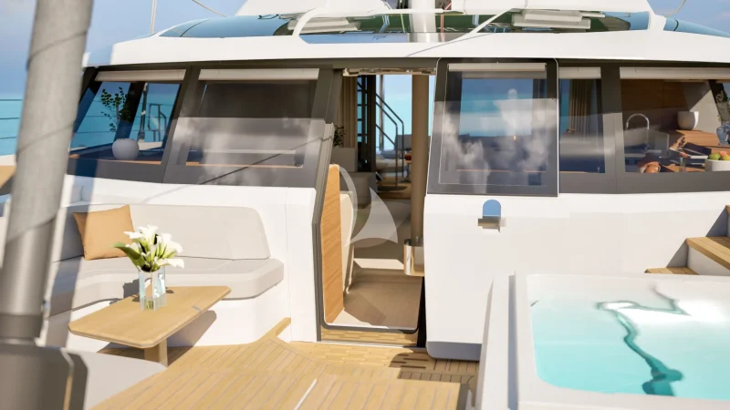 Artist renderings  Fore deck