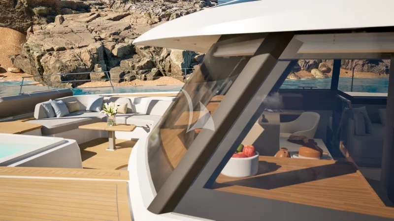 Artist renderings  Fore deck