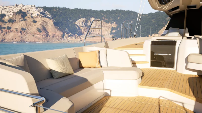 Artist renderings - Side seating area