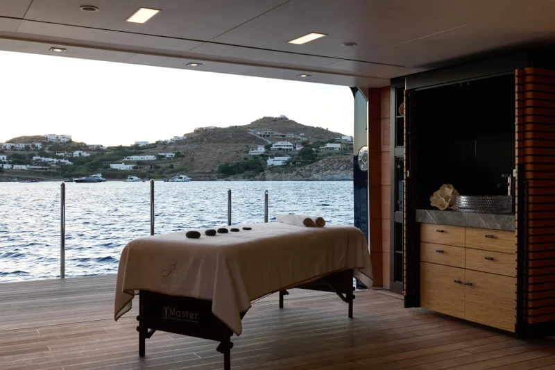 Beach club spa