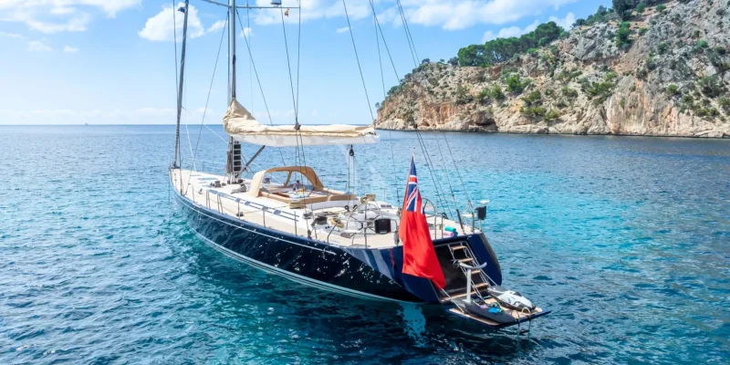 STELLA OF RORC - At anchor