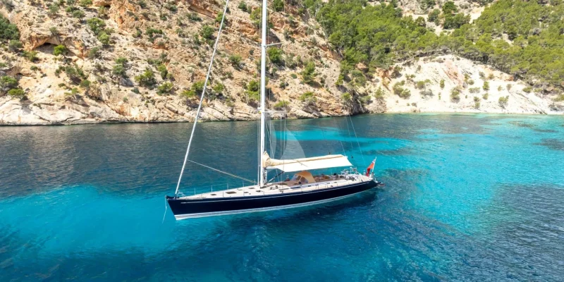STELLA OF RORC - At Anchor