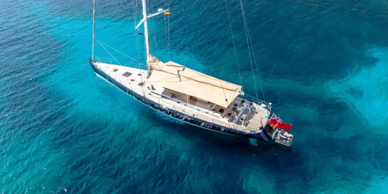 STELLA OF RORC - At Anchor