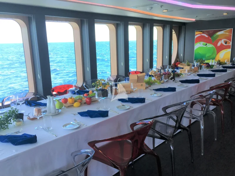 Lunch set up 
