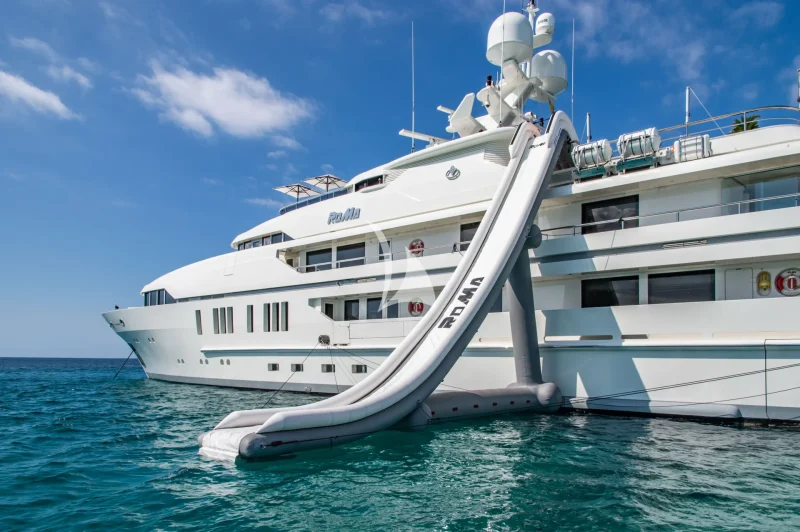 Fun on board Inflatable slide 27m