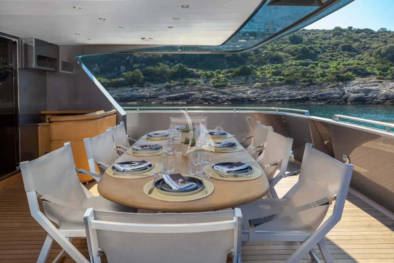 Aft Deck dining Area