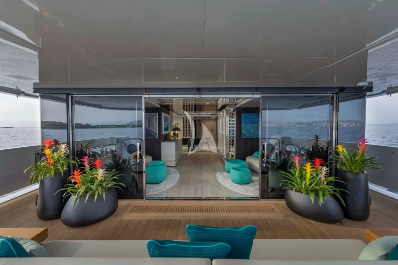 Main aft deck looking forward