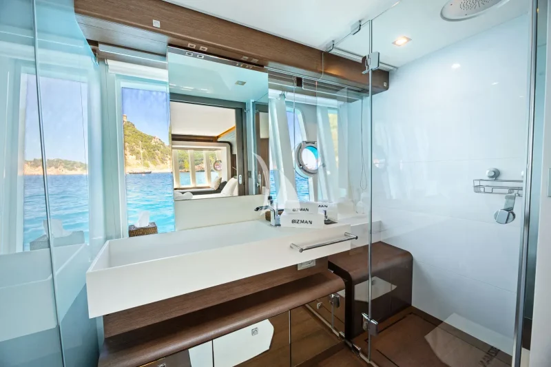 Bathroom master cabin with shower